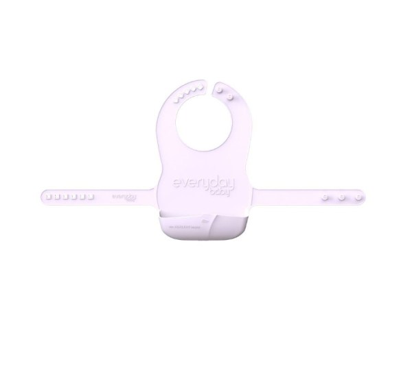 Everyday baby silikonski podbradnjak, lavanda8